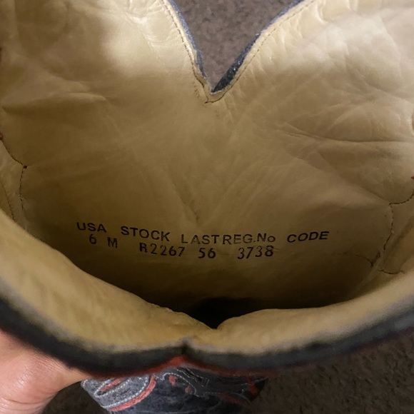 Corral Black and Red Heeled Boots - Picture 5 of 5